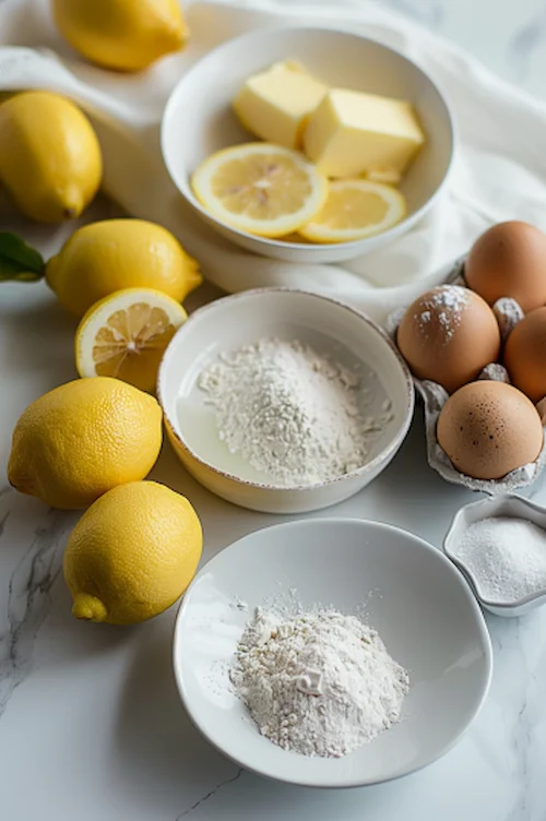 ingredientes Bizcocho de limón casero