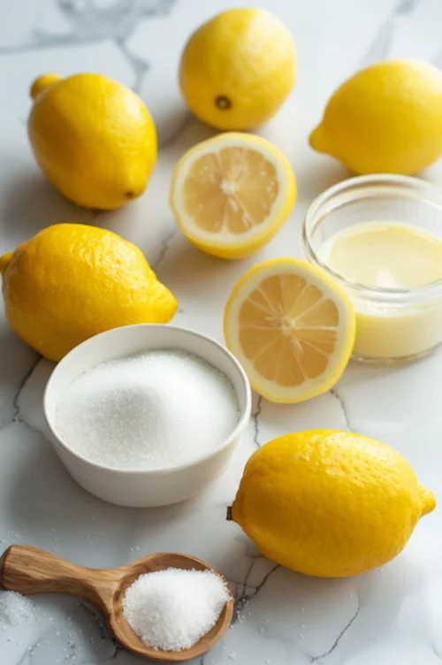 ingredientes Bizcocho de limón en microondas