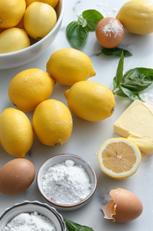 ingredientes Bizcocho de limón sin gluten